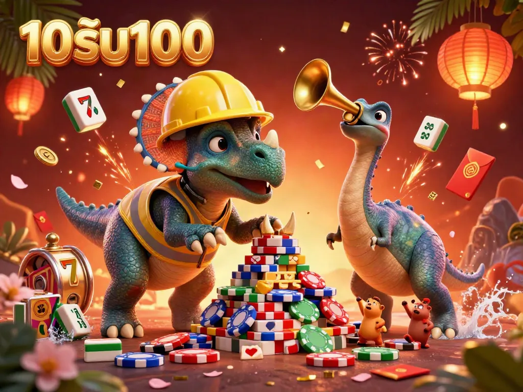 โปรโมชั่น 10รับ100 สร้างความสนุกที่คาสิโนออนไลน์ ด้วยภาพการเฉลิมฉลองในคาสิโน