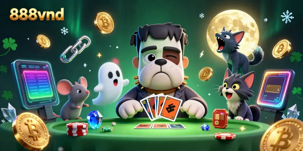 Engage in thrilling gaming experiences at 888vnd with vibrant characters and exciting casino elements