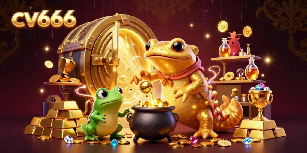 Experience thrilling gameplay with cv666 featuring magical alchemist scenes and bounty of gold.
